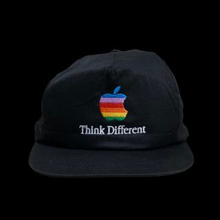 アップル(Apple)の90s Apple Think different アップル キャップ ブラック(キャップ)