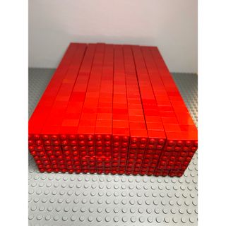 レゴ(Lego)のLEGO レゴブロック　バケツ　基本パーツ赤色レッドセット(知育玩具)