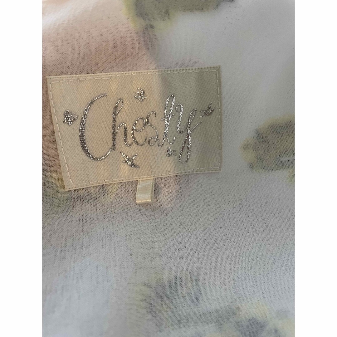 Chesty 花柄刺繍ジャガードフレアブラウス A183 Chesty 花柄刺繍ジャガードフレアブラウス A183