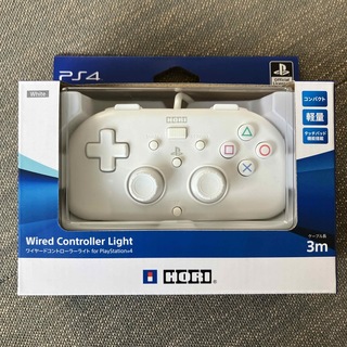 HORI ワイヤードコントローラー ライト ホワイト PS4(家庭用ゲーム機本体)