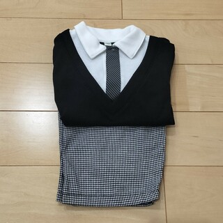 西松屋 - 西松屋　入園式　フォーマル　100cm　長袖半ズボン　ドッキングシャツ