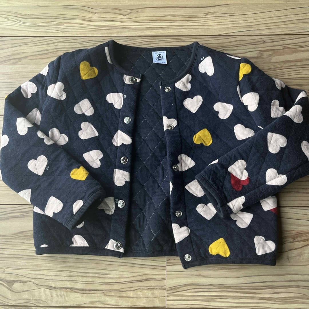 PETIT BATEAU(プチバトー)のプチバトー　キルティングアウター キッズ/ベビー/マタニティのキッズ服女の子用(90cm~)(ジャケット/上着)の商品写真