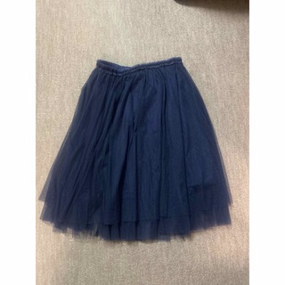 レトロガール(RETRO GIRL)のレトロガール　チュールスカート　紺色(ひざ丈スカート)