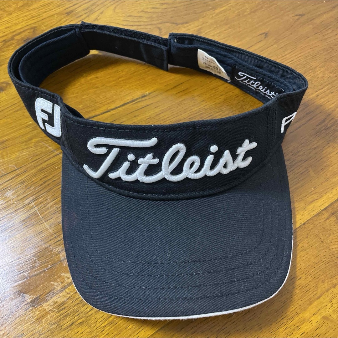 Titleist - タイトリスト ラウンディシュサンバイザー ブラック