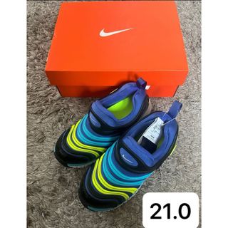 ナイキ(NIKE)のNIKE ナイキ　ダイナモフリー  ブルー　21(スニーカー)