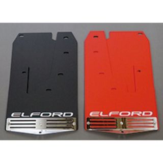 デリカD:5後期車用マッドフラップ （レッド）☆ ELFORD☆エルフォード☆(車種別パーツ)