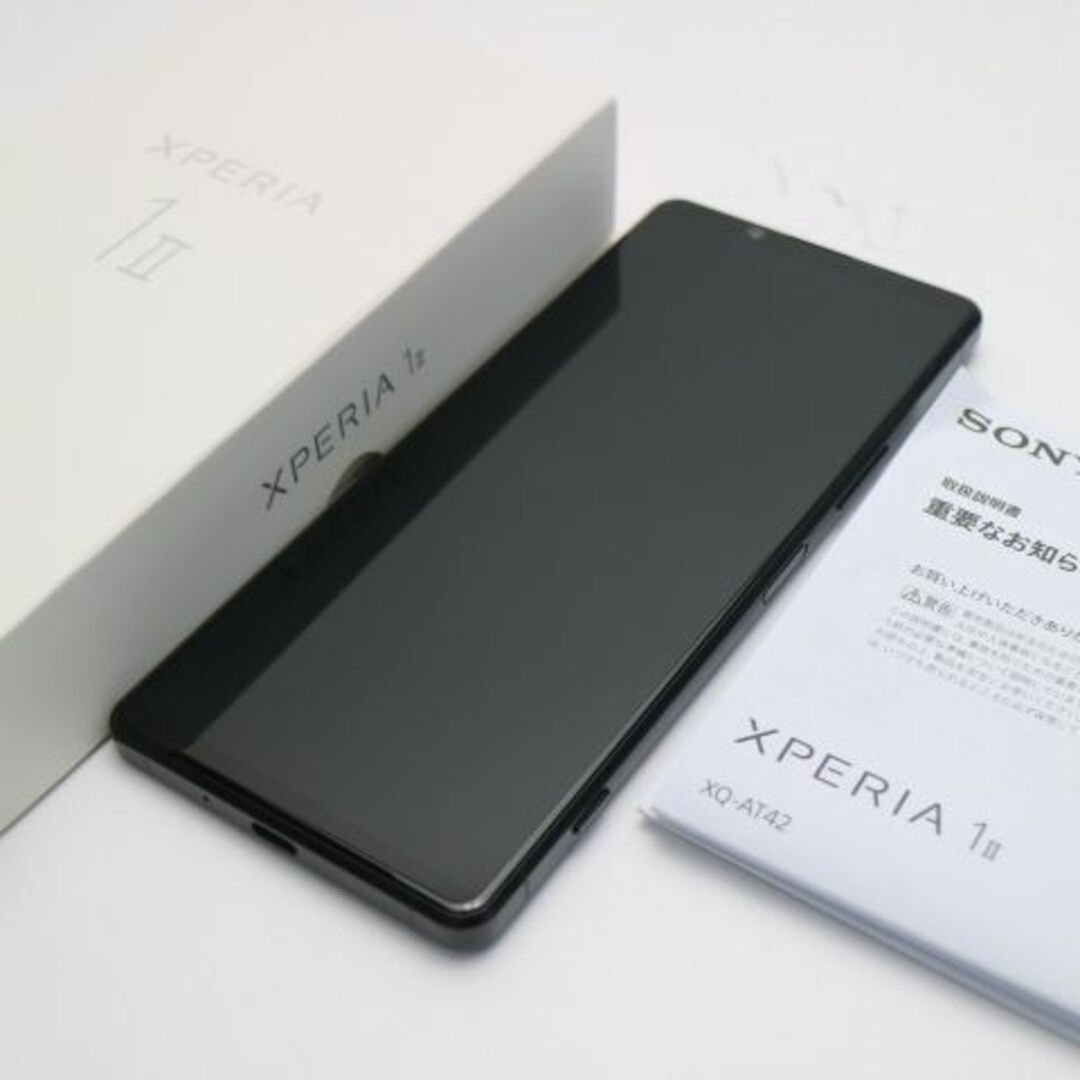 超美品 SIMフリー Xperia 1 II XQ-AT42 フロストブラック