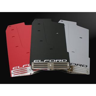 デリカD:5前期車用マッドフラップ （ブラック）☆ELFORD☆エルフォード☆(車種別パーツ)