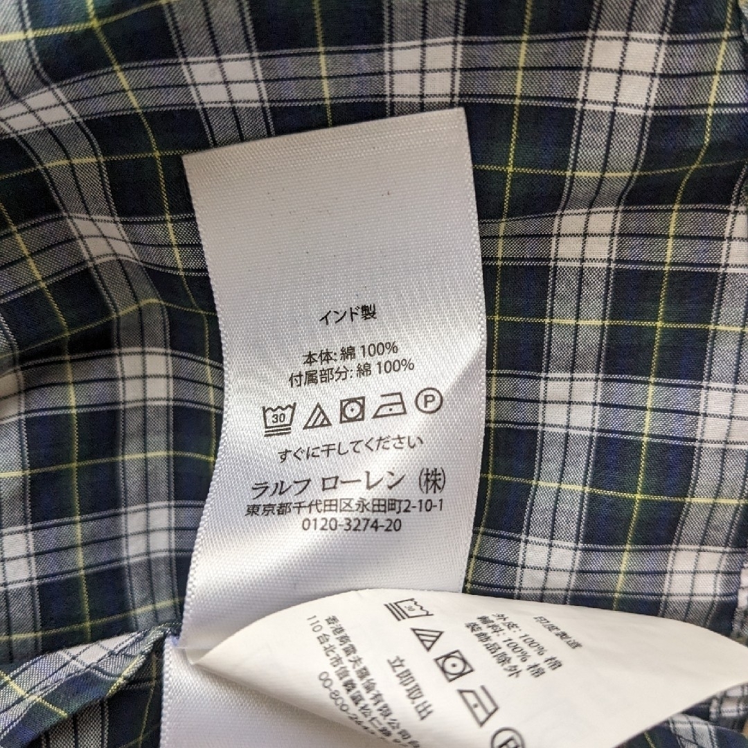 POLO RALPH LAUREN(ポロラルフローレン)のポロラルフローレン 長袖ワンピース キッズ/ベビー/マタニティのキッズ服女の子用(90cm~)(ワンピース)の商品写真