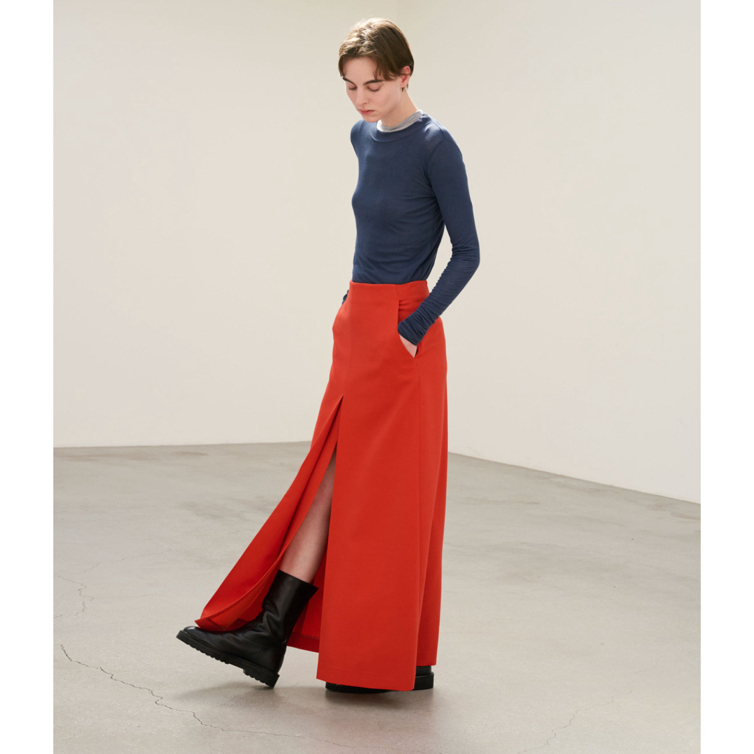 AURALEE TENSE WOOL DOUBLE CLOTH SKIRT AURALEE TENSE WOOL DOUBLE CLOTH SKIRT