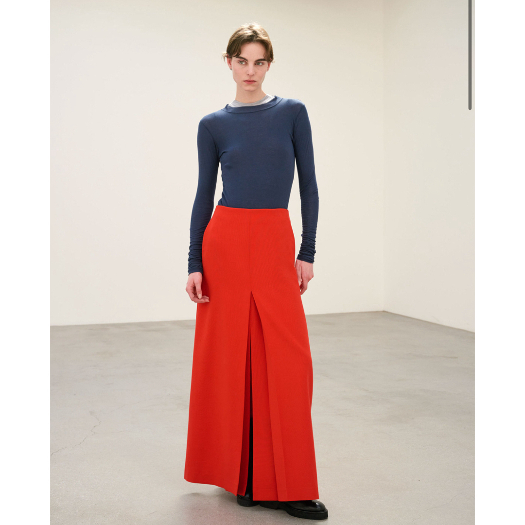 AURALEE TENSE WOOL DOUBLE CLOTH SKIRT AURALEE TENSE WOOL DOUBLE CLOTH SKIRT