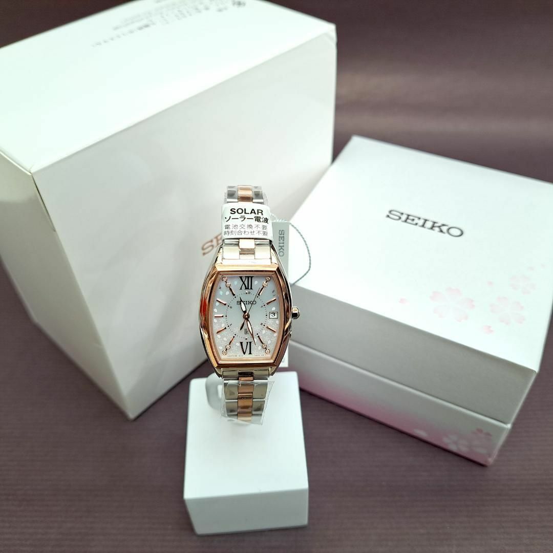 SEIKO(セイコー)の【新品!】セイコー SEIKO ルキア LUKIA SSQW050 ソーラー電波 レディースのファッション小物(腕時計)の商品写真