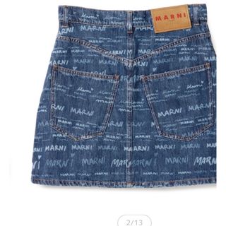 マルニ(Marni)のマルニ　デニム　スカート(ミニスカート)