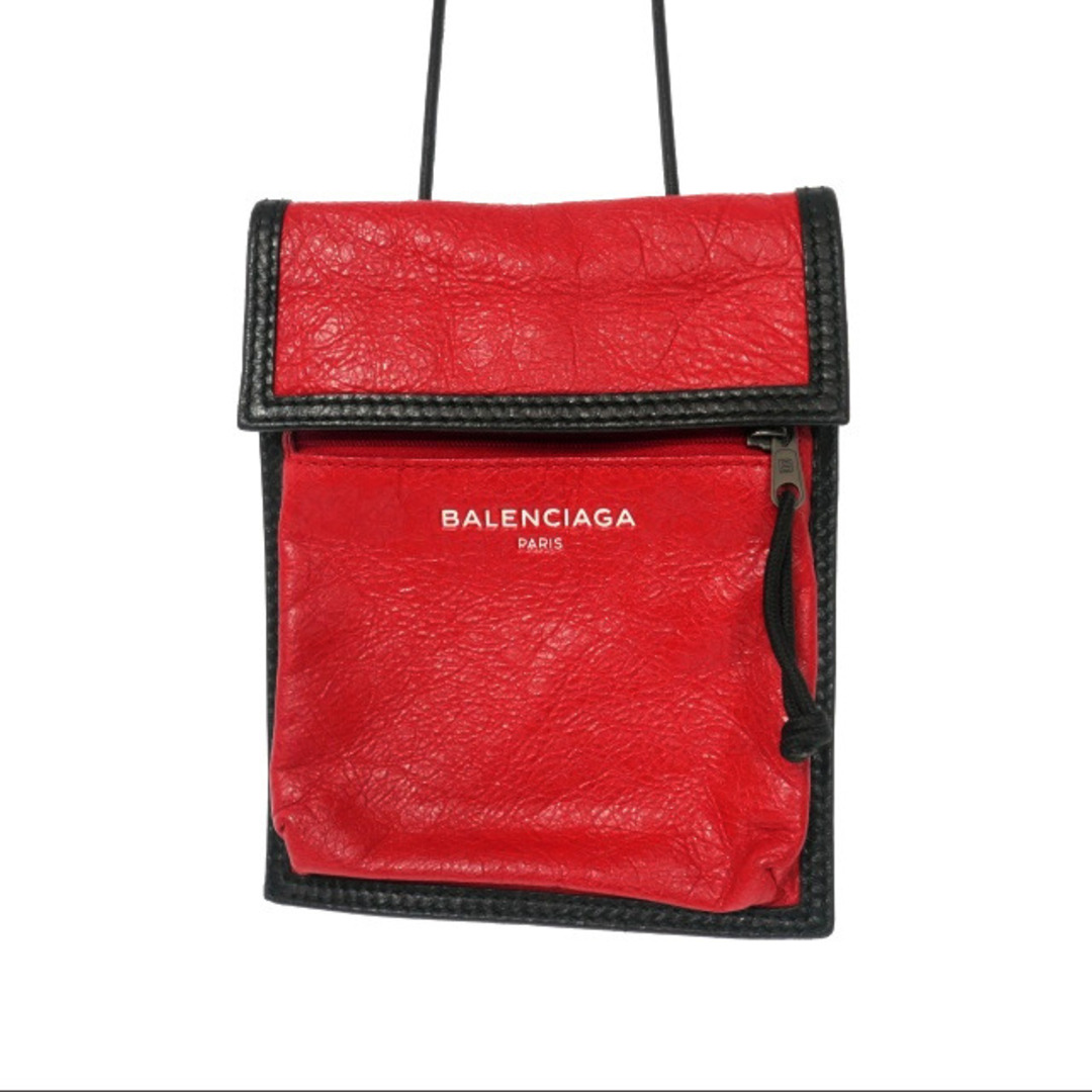 Balenciaga(バレンシアガ)のバレンシアガ エクスプローラー ポーチ ストラップ ショルダーバッグ レッド 赤 レディースのバッグ(ショルダーバッグ)の商品写真