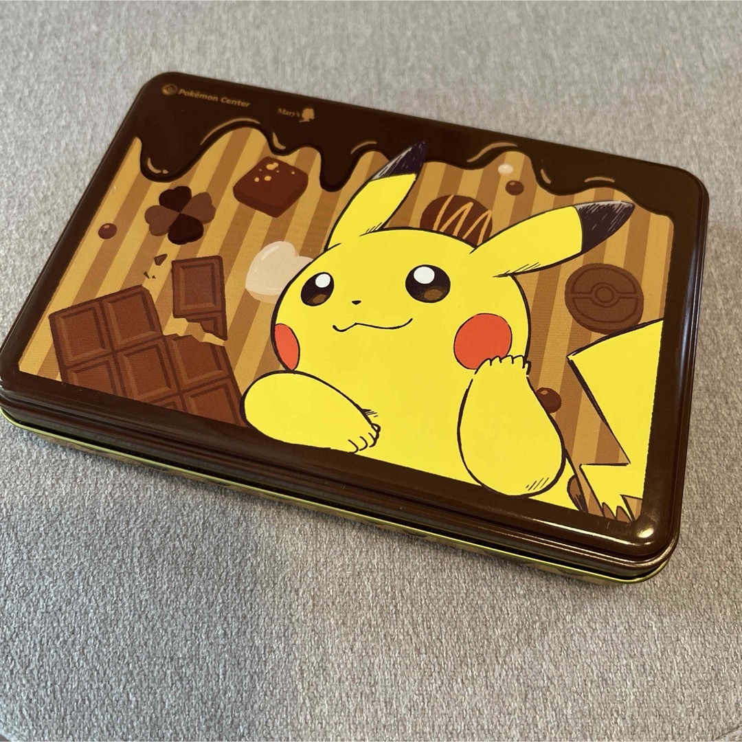 ポケモン(ポケモン)のポケモン　チョコ　缶 エンタメ/ホビーのおもちゃ/ぬいぐるみ(キャラクターグッズ)の商品写真