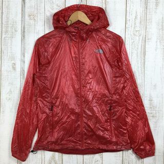 ザノースフェイス(THE NORTH FACE)のWOMENs M  ノースフェイス SPコンパクトジャケット SP Compact Jacket ウィンドシェル フーディ パーテックスカンタムGL NORTH FACE NPW11116 レッド系(その他)