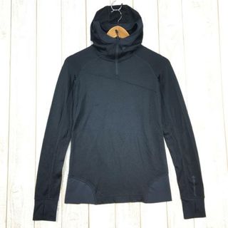 Black Diamond - WOMENs S  ブラックダイヤモンド ミッドウェイト メリノウール ジップネック フーディ Midweight Merinowool Zipneck Hoody ベースレイヤー セカンドレイヤー BLACK DIAMOND ブラック系