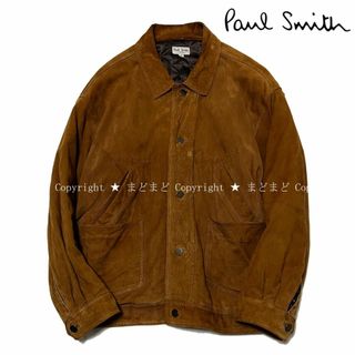 ポールスミス(Paul Smith)のポールスミス アメリカンジャケット ビンテージ スウェード ブルゾン M レザー(レザージャケット)