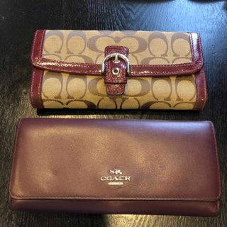 コーチ(COACH)のcoach  長財布　２個　箱付き(財布)