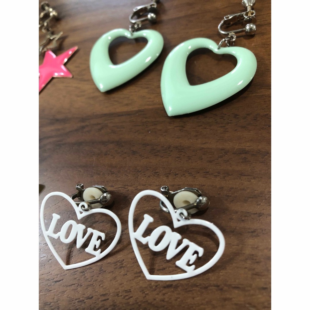 JENNI love(ジェニィラブ)のクレアーズ　ジェニーラブ　イヤリング4個セット　キッズ　ハート　星　ダンス レディースのアクセサリー(イヤリング)の商品写真