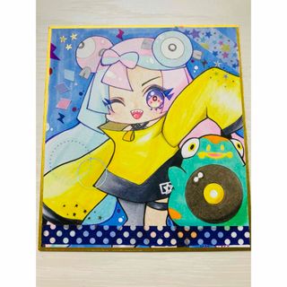 ポケモン(ポケモン)の手描きイラスト色紙　ナンジャモ(アート/写真)