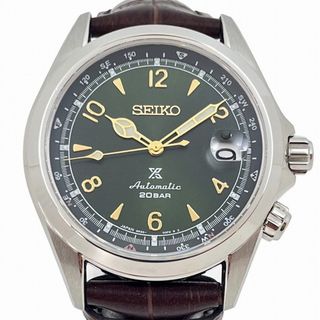 セイコー(SEIKO)のセイコー(SEIKO) SBDC091 プロスペックス アルピニスト 自動巻き ステンレス×牛革 (文字盤：グリーン) 【Aランク】【中古】(腕時計(アナログ))