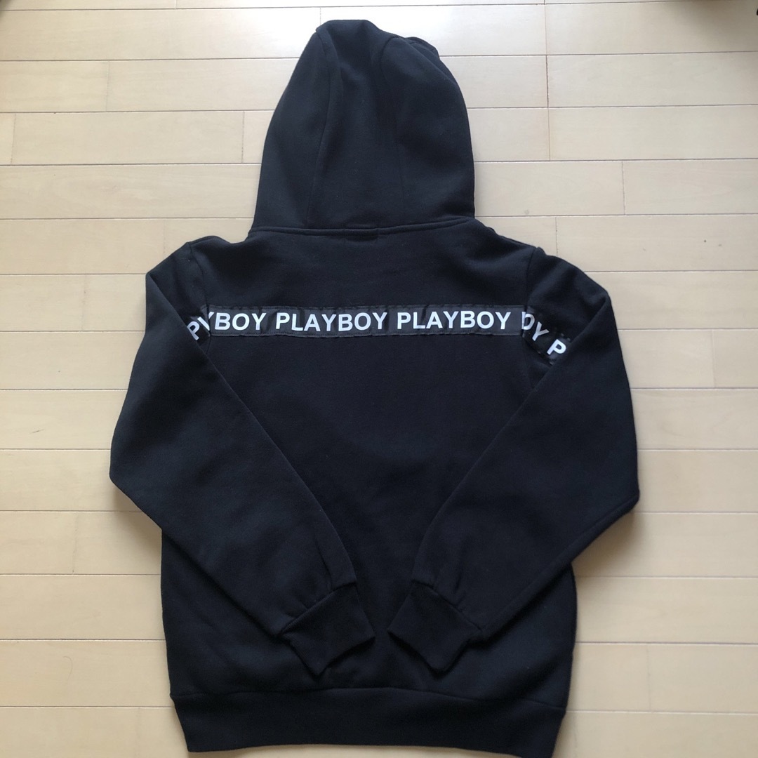 PLAYBOY(プレイボーイ)のレディース　PLAYBOY ハーフジップパーカー Ｍ レディースのトップス(パーカー)の商品写真