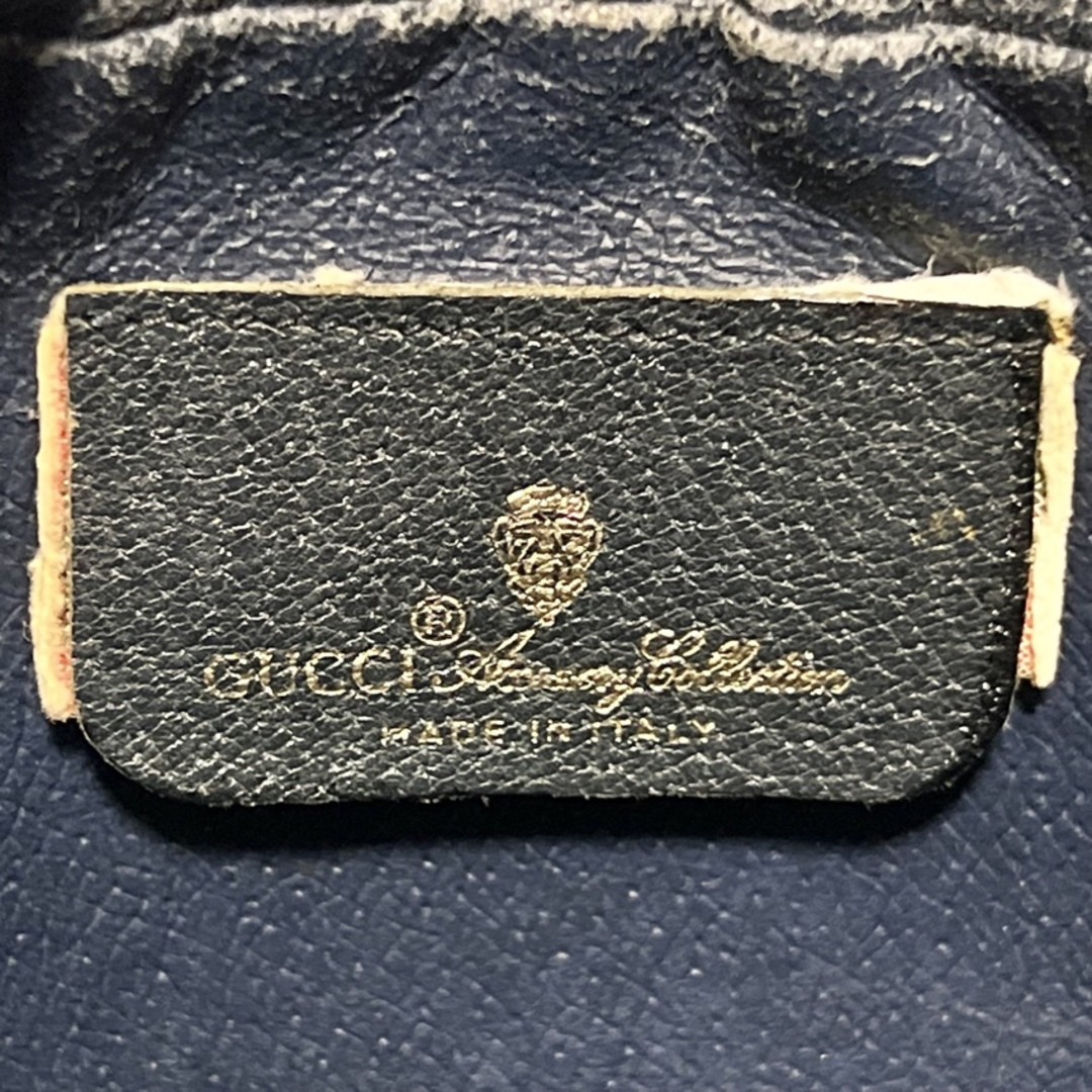 Gucci(グッチ)のGUCCI Accessory Collection オールドグッチ シェリーライン GG柄 セカンドバッグ クラッチバッグ ネイビー レディースのバッグ(クラッチバッグ)の商品写真