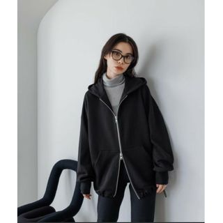 theory - セオリー 22AW ニットパーカー カシミヤ混 長袖 ジップアップ