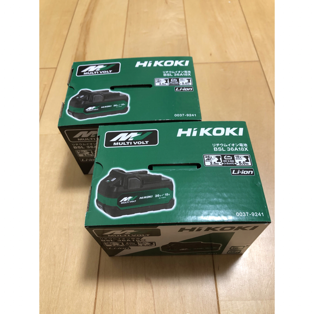 ハイコーキ(ハイコーキ)の2 ハイコーキ HIKOKI マルチボルト蓄電池 バッテリー BSL36A18X スポーツ/アウトドアの自転車(工具/メンテナンス)の商品写真