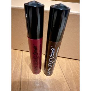 エヌワイエックス(NYX)のNYX リキッド　スエード　クリーム　リップスティック　メタリック　マット(口紅)