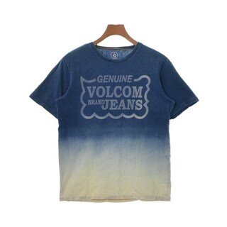 volcom - VOLCOM ボルコム Tシャツ・カットソー M 青x白 【古着】【中古】