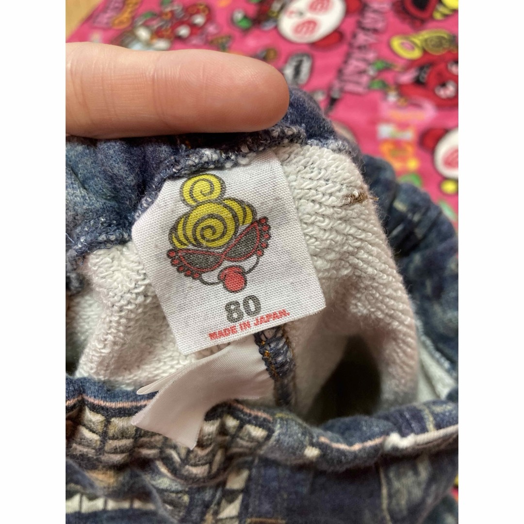 HYSTERIC MINI(ヒステリックミニ)のヒスミニ ライクア 80 キッズ/ベビー/マタニティのベビー服(~85cm)(パンツ)の商品写真