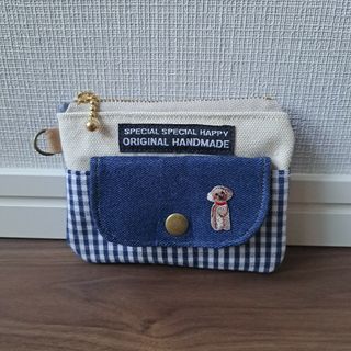 カードポケット付きマルチポーチ⭐トイプードル⭐ハンドメイド⭐No.5(ポーチ)