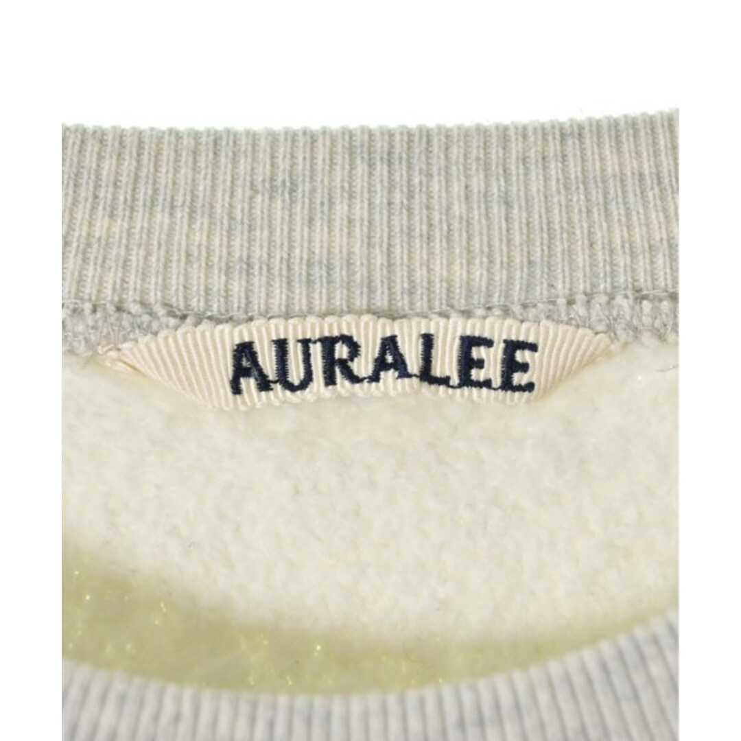 AURALEE(オーラリー)のAURALEE オーラリー スウェット 4(M位) グレー 【古着】【中古】 メンズのトップス(スウェット)の商品写真