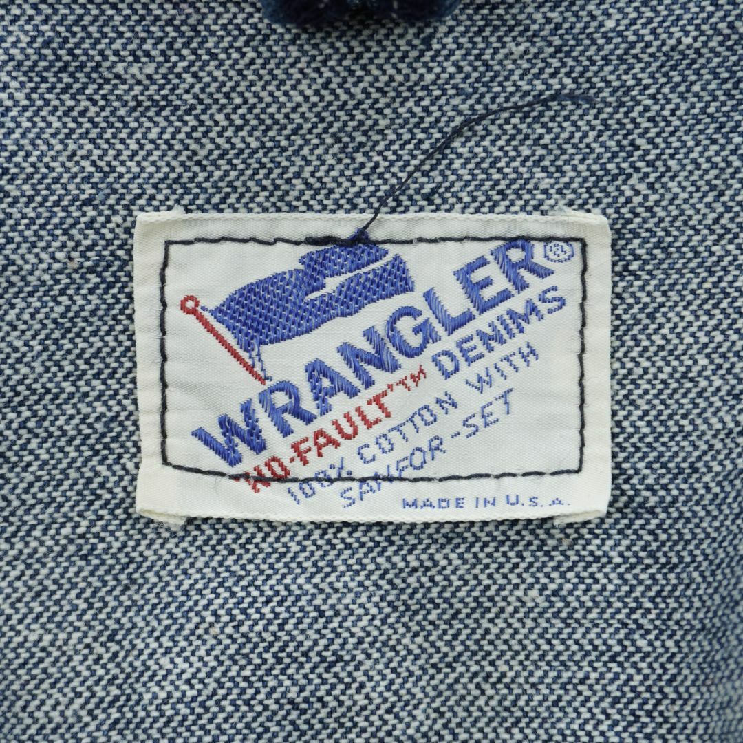 Wrangler(ラングラー)のWRANGLER NO-FAULT DENIMS JACKET 1980s メンズのジャケット/アウター(Gジャン/デニムジャケット)の商品写真