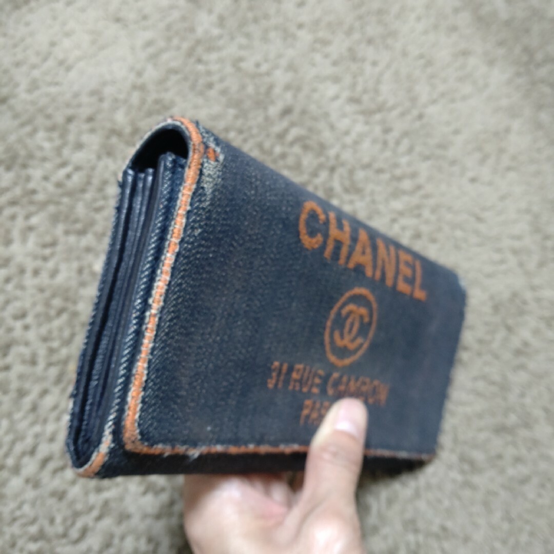 CHANEL(シャネル)の週末限定価格　シャネル　CHANEL☆ドーヴィルライン デニム長財布 レディースのファッション小物(財布)の商品写真