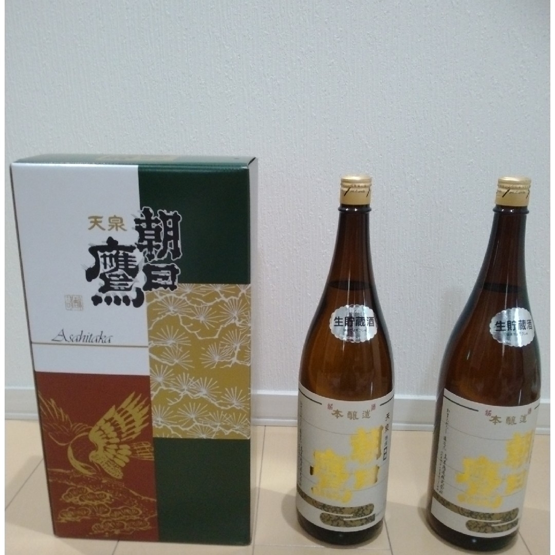 高木酒造(タカギシュゾウ)の朝日鷹1.8L生貯蔵2本箱入り 食品/飲料/酒の酒(日本酒)の商品写真