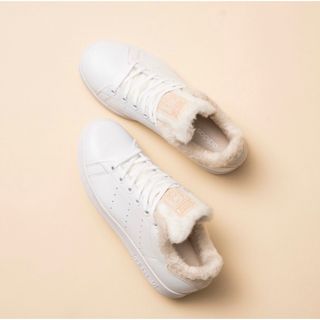 アディダス(adidas)のスタンスミスJ ファー　24cm(スニーカー)