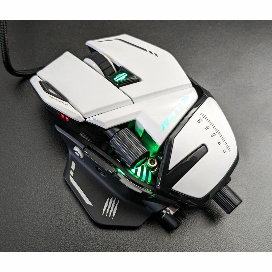 ゲーミングマウス MadcatZ マッドキャッツ R.A.T. 8+ スマホ/家電/カメラのPC/タブレット(PC周辺機器)の商品写真