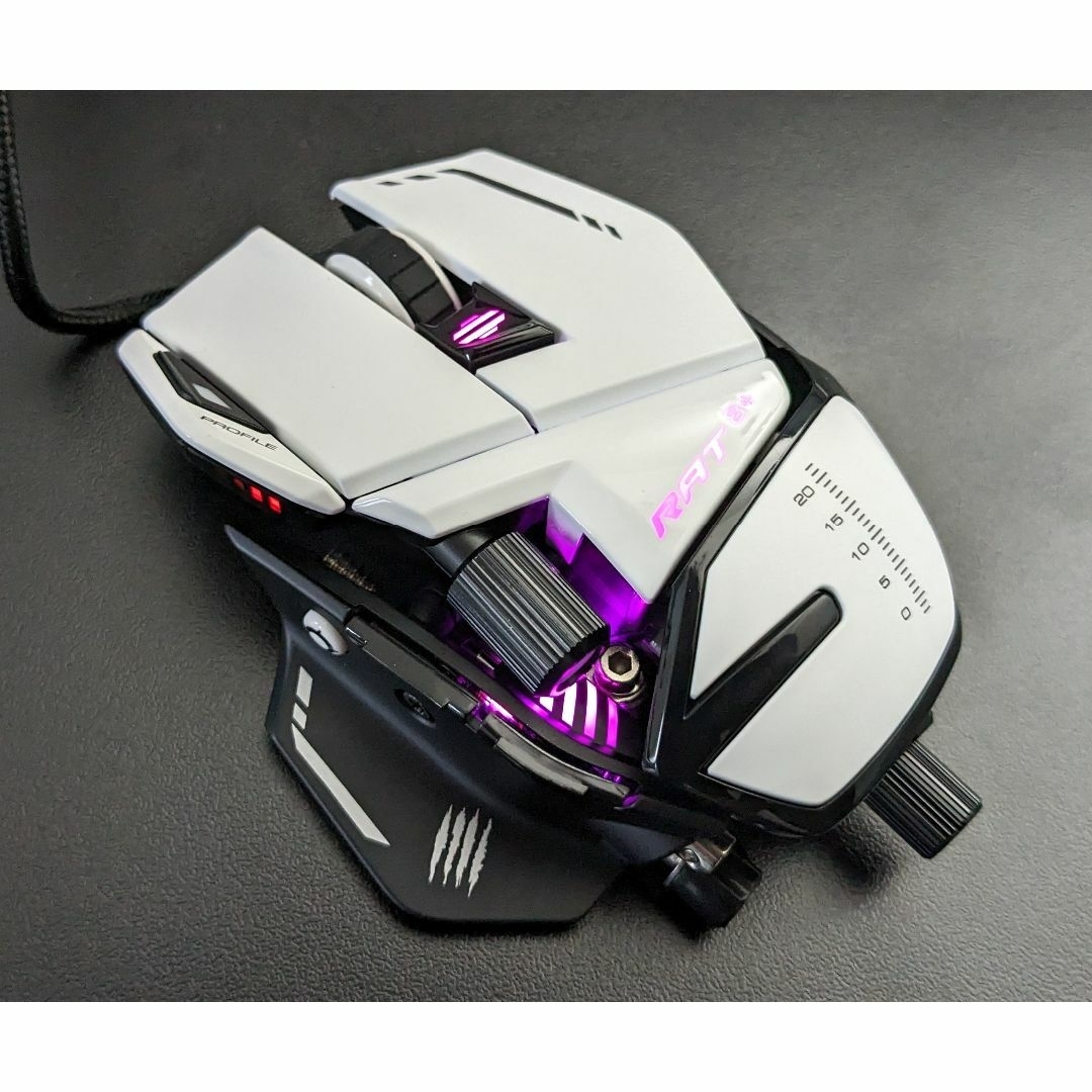 ゲーミングマウス MadcatZ マッドキャッツ R.A.T. 8+ スマホ/家電/カメラのPC/タブレット(PC周辺機器)の商品写真