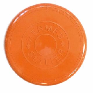 エルメス(Hermes)の美品 エルメス フリスビー HERMES プラスチック 犬用 ドッグ用 ウフ セリエ 23cm フー オレンジ H800544E JJS04832(その他)