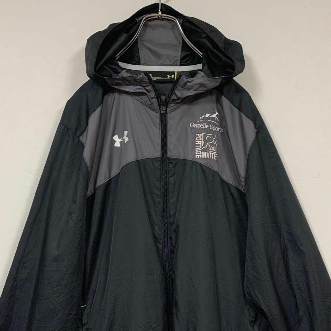 UNDER ARMOUR(アンダーアーマー)のUNDER ARMOUR 長袖 ウィンドブレーカー Lサイズ トラックジャケット メンズのトップス(ジャージ)の商品写真