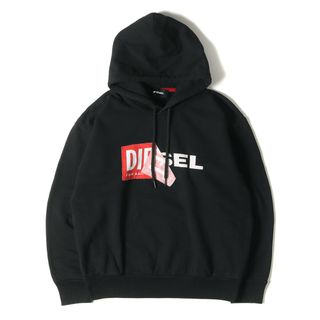 DIESEL - DIESEL ディーゼル ダメージ加工 ダブルスウェットパーカー