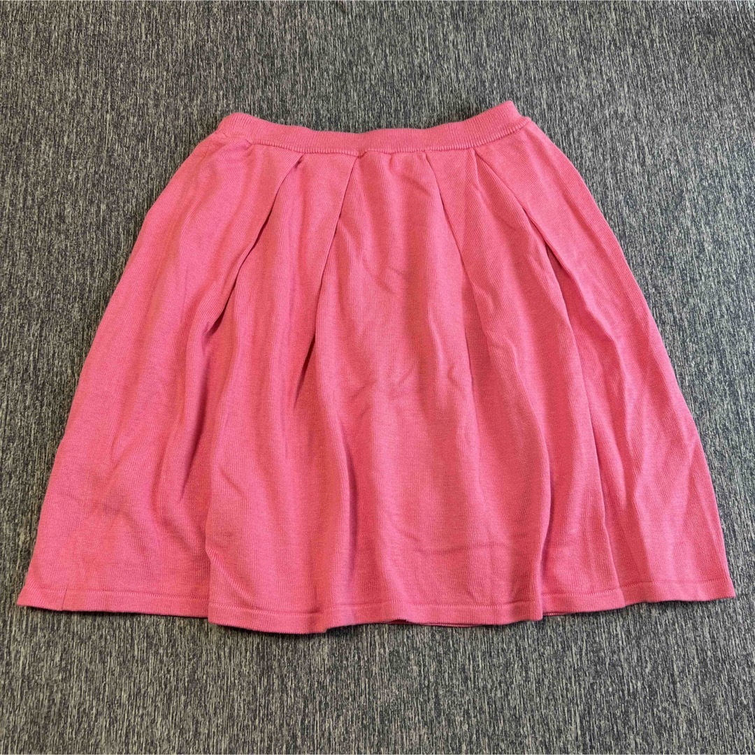 Nina mew(ニーナミュウ)の刺繍　かざり　ニット　ミニスカート レディースのスカート(ミニスカート)の商品写真