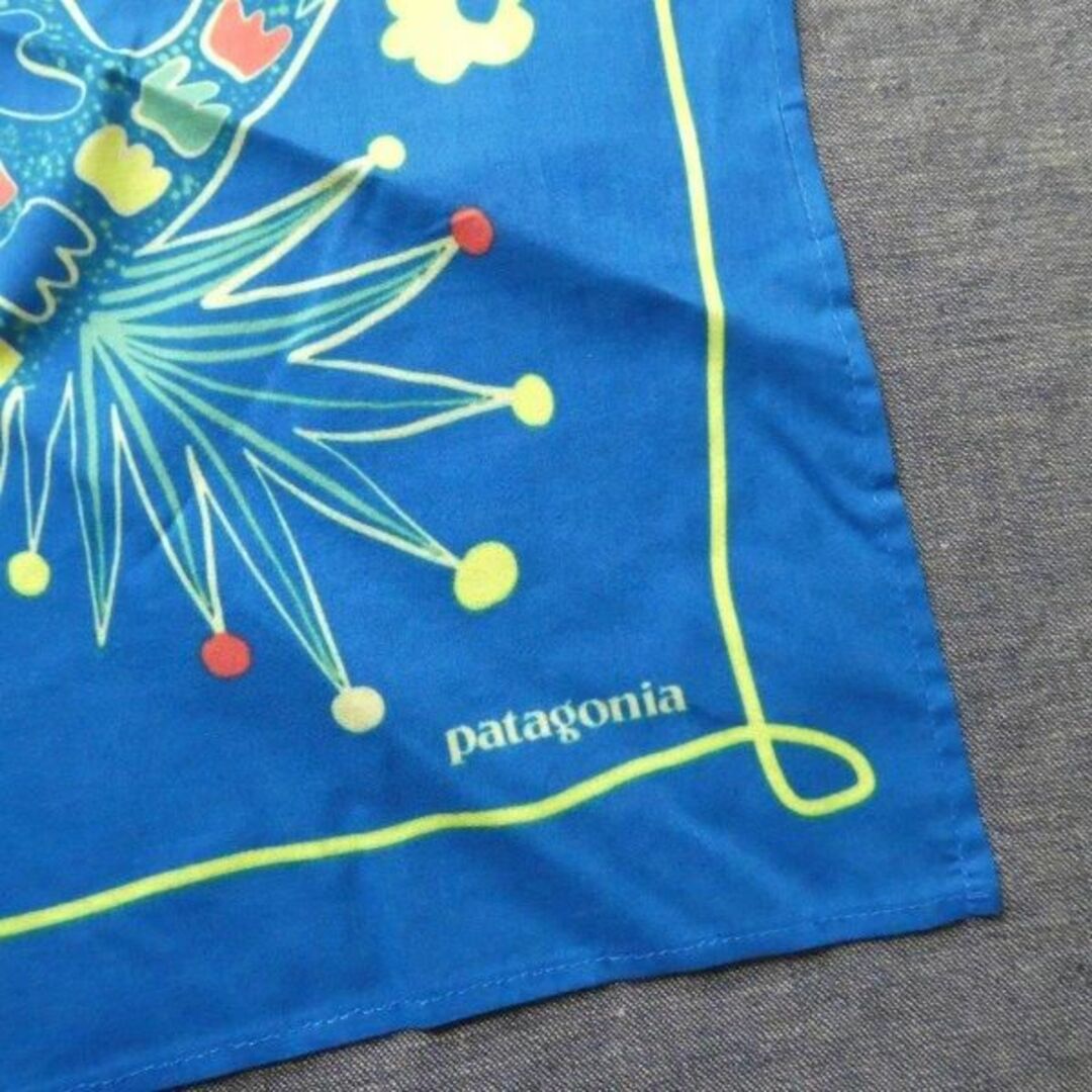 patagonia(パタゴニア)のパタゴニア Bandanna コットン100% 未使用 約56×56cm スポーツ/アウトドアのアウトドア(その他)の商品写真