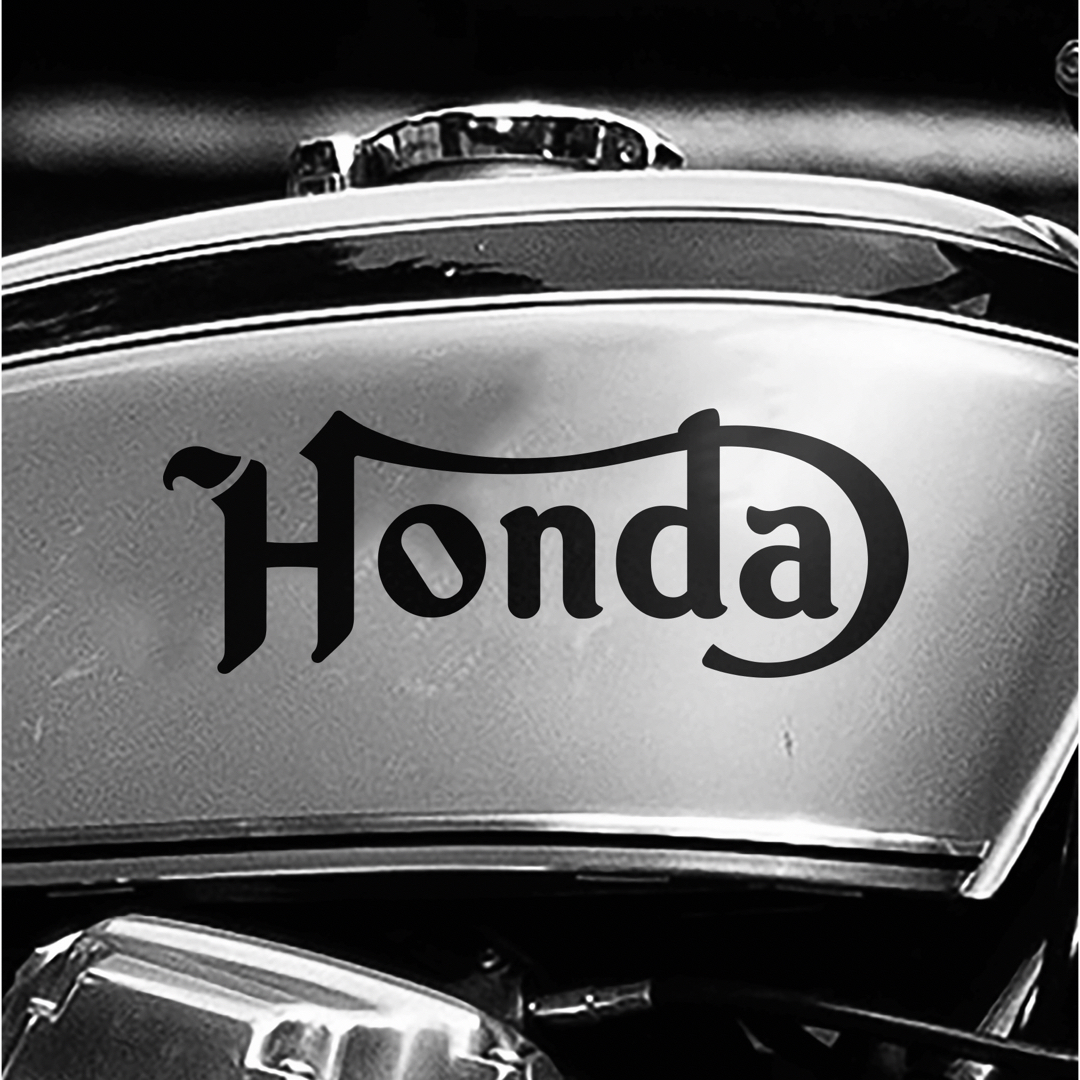 ホンダ(ホンダ)の選べる12色！ホンダ　オリジナルデザインステッカー　タンク塗装のベースにも！ 自動車/バイクのバイク(ステッカー)の商品写真