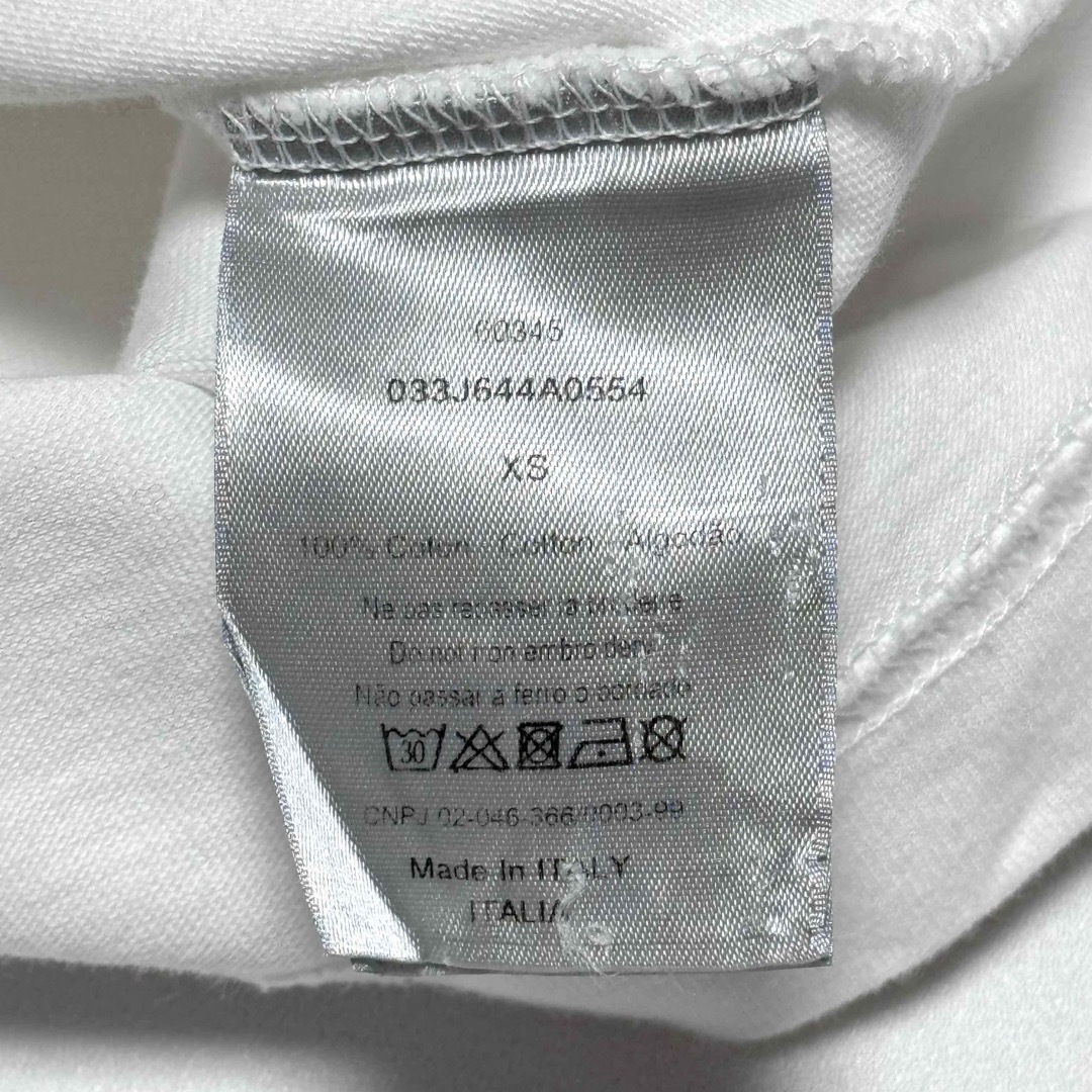 Dior(ディオール)のディオール ショーン コラボ BEE 刺繍 ポケット Tシャツ ホワイト XS メンズのトップス(Tシャツ/カットソー(半袖/袖なし))の商品写真