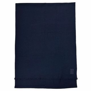 エルメス(Hermes)のエルメス ストール ショール マフラー レディース メンズ カシミヤ ネイビー 新品同様 1500(ストール/パシュミナ)