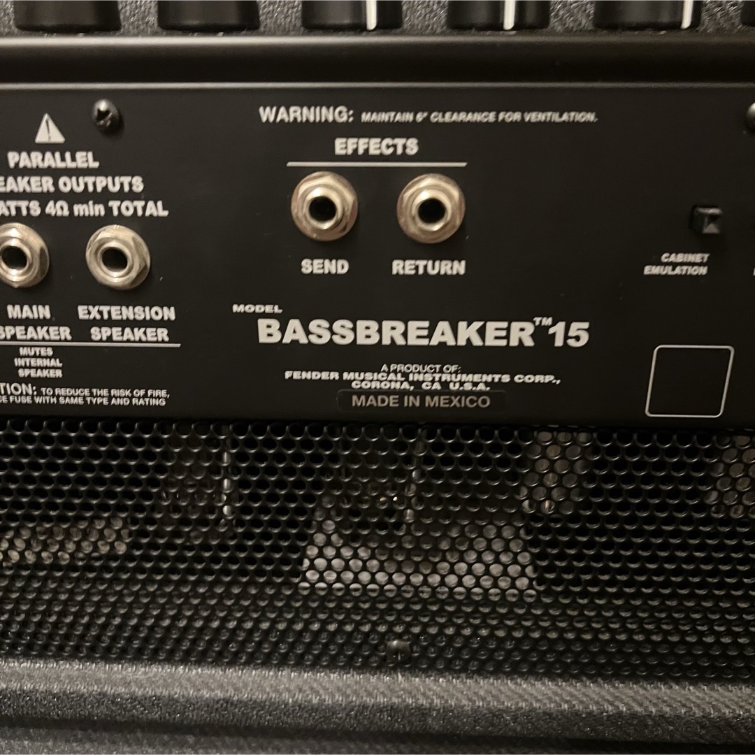 Fender ギターアンプ Bassbreaker 15 Head 楽器のギター(ギターアンプ)の商品写真